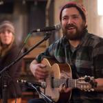 Daniel Firmin plays a two-song set during the Mountainside Open Mic & Art Night at The Rookery on Oct. 31, 2018. (Michael Penn | Juneau Empire File)