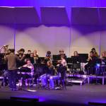Mark Jurek directs the Soldotna High School Band at a rehersal on Oct. 11, 2022 at Soldotna High School in Soldotna Alaska. (Jake Dye/Peninsula Clarion)