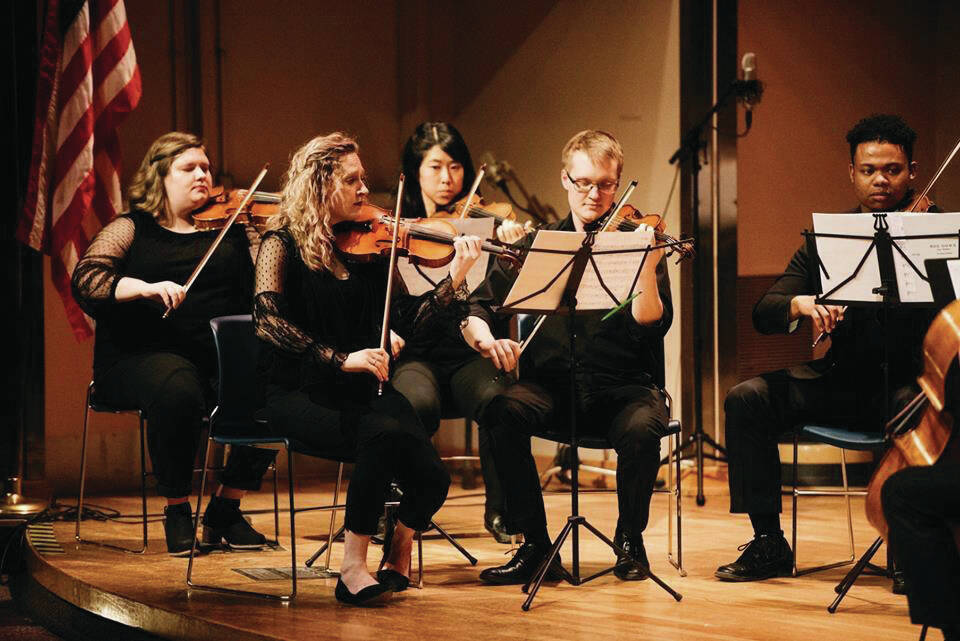 Photo courtesy Anchorage Bowl Chamber Orchestra
Anchorage Bowl Chamber Orchestra performs in this promotional image.