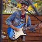 Mitzi Cowell, part of Connie Brannocks Tiny House of Funk, performs during the Soldotna Music Series at Soldotna Creek Park in Soldotna, Alaska, on Wednesday, June 21, 2023. (Jake Dye/Peninsula Clarion)