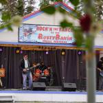 Gold Peak play the opening set of the Seventh Annual RockN the Ranch at the Rusty Ravin on Friday, July 7, 2023, at Rusty Ravin Plant Ranch in Kenai, Alaska. (Jake Dye/Peninsula Clarion)