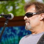 Brenden Nickel performs as part of BenJammin & The Jammin Band during the Levitt AMP Soldotna Music Series on Wednesday, June 7, 2023, at Soldotna Creek Park in Soldotna, Alaska. (Jake Dye/Peninsula Clarion)
