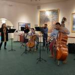 The Anchorage Bowl Chamber Orchestra plays at the Norman Lowell Gallery in Anchor Point. (Photo courtesy Anchorage Bowl Chamber Orchestra)