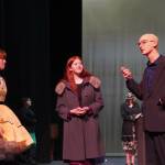 The cast of Annie rehearse at Kenai Central High School in Kenai, Alaska, on Wednesday, Nov. 6, 2024. (Jake Dye/Peninsula Clarion)