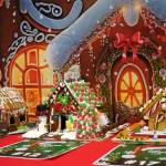 Gingerbread houses constructed by Odin, 11; Elaina, 9; and Ulysses, 11, are displayed in the Kenai Chamber of Commerces 12th Annual Gingerbread House Contest at the Kenai Chamber of Commerce and Visitor Center in Kenai, Alaska, on Wednesday, Nov. 20, 2024. (Jake Dye/Peninsula Clarion)