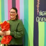 Aubrie Ellis is named National Outstanding Assistant Principal of 2025 by the Alaska Association of Elementary School Principals at Mountain View Elementary School in Kenai, Alaska, on Friday, Jan. 10, 2025. (Jake Dye/Peninsula Clarion)