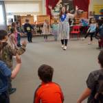 Delana Green teaches music to kindergartners at Tustumena Elementary School in Kasilof, Alaska, on Friday, March 21, 2025. (Jake Dye/Peninsula Clarion)