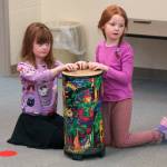 Second graders participate in a music lesson led by Delana Green at Tustumena Elementary School in Kasilof, Alaska, on Friday, March 21, 2025. (Jake Dye/Peninsula Clarion)