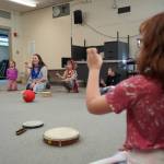 Second graders participate in a music lesson led by Delana Green at Tustumena Elementary School in Kasilof, Alaska, on Friday, March 21, 2025. (Jake Dye/Peninsula Clarion)