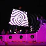 The cast of Seward High School Theatre Collectives Charlie and the Chocolate Factory rehearse on Thursday, April 3, 2025. (Jake Dye/Peninsula Clarion)