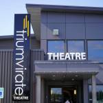 The Triumvirate Theatre stands in Kenai, Alaska, on Saturday, April 19, 2025. (Jake Dye/Peninsula Clarion)