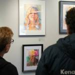 Artwork by The Art Gaggle is displayed as part of "What We Do" at the Kenai Art Center on Friday, May 2, 2025. (Jake Dye/Peninsula Clarion)