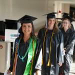 Graduates process into the 55th Annual Kenai Peninsula College Commencement Ceremony, held at Kenai Central High School in Kenai, Alaska, on Thursday, May 8, 2025. (Jake Dye/Peninsula Clarion)