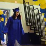 Kenai Alternative High School graduates process into their commencement ceremony in the schools gym in Kenai, Alaska, on Wednesday, May 22, 2025. (Jake Dye/Peninsula Clarion)