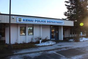 The front of the Kenai Police Department as seen on Dec. 10, 2019. (Photo by Brian Mazurek/Peninsula Clarion)