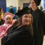 Students process into a graduation ceremony for Connections Homeschool in Soldotna, Alaska, on Thursday, May 22, 2025. (Jake Dye/Peninsula Clarion)