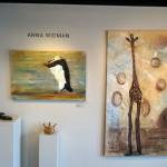 Art by Anna Widman is showcased in Wonder and Wander at the Kenai Art Center in Kenai, Alaska, on Wednesday, June 11, 2025. (Jake Dye/Peninsula Clarion)