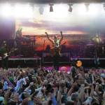 Michael Franti & Spearhead perform at Salmonfest in Ninilchik<ins>, Alaska,</ins> on Saturday, Aug. 3, 2024. (Jake Dye/Peninsula Clarion)