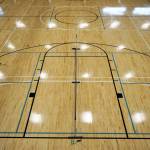 Children play pickleball during the grand opening of the Soldotna Field House in Soldotna, Alaska, on Saturday, Aug. 16, 2025. (Jake Dye/Peninsula Clarion)