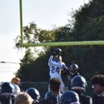 Barrows Malu Lauvao intercepts the ball . (Chloe Pleznac/Homer News)