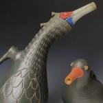 Ceramics by Jenny Nakao are on display through September 2025 at Bunnell Street Arts Center in Homer, Alaska. Photo provided by Bunnell Street Arts Center