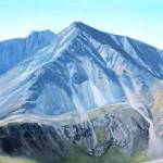 Paintings by Lynn Larsen are on display through September 2025 at Bunnell Street Arts Center in Homer, Alaska. Photo provided by Bunnell Street Arts Center