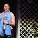 Amy Burton rehearses Savannah Sipping Society at the Kenai Performers Theater near Soldotna, Alaska, on Saturday, Sept. 13, 2025. (Jake Dye/Peninsula Clarion)
