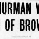 Headlines like this one from the Nome Nugget were circulated for months when King David Thurman went missing in 1914 and search crews failed to find him. In early 1915, the truth about his disappearance finally came to light.