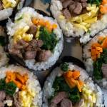 Bulgogi kimbap is a favorite lunchtime staple and easy travel meal. Photo by Tressa Dale/Peninsula Clarion