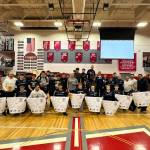 The Soldotna High School wrestling team is photographed after the Northern Lights regional conference in Wasilla<ins>, Alaska,</ins> on Saturday, Dec. 13<ins>, 2025</ins>. SoHi sent 33 boys and 11 girls to regionals. 22 boys and nine girls will compete in the Division I state tournament at the Alaska Airlines Center this weekend in Anchorage. Photo courtesy of Soldotna High School Athletics