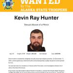 Kevin Ray Hunter is actively sought by Alaska State Troopers on Friday, Dec. 19, 2025. Photo courtesy of Alaska State Troopers