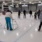 Community members enjoy skating at Kevin Bell Arena during the Christmas Eve community free skate on Wednesday, Dec. 24<ins>, 2025,</ins> in Homer<ins>, Alaska</ins>.