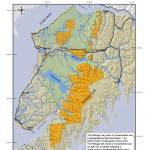 A map shows areas open to snowmachine use as of Jan. 5, 2026. Photo courtesy of the Kenai National Wildlife Refuge