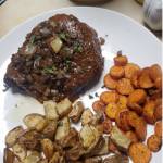Soldotna High School students in Christopher Townes culinary arts classes enjoy a hard-earned meal on Dec. 15<ins>, 2025</ins> after experiencing the process of safely and responsibly harvesting a moose. Photo courtesy of Tabitha Blades/Soldotna High School