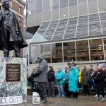 Photos by Chloe Anderson/Juneau Empire
Over 200 people participated in an anti-ICE protest at the Dimond Courthouse plaza in Juneau on Jan. 29<ins>, 2026</ins>.