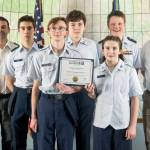 Photo courtesy of Nickolas Torres
The Kenai Composite Squadron of the Civil Air Patrol Alaska Wing is pictured on Jan. 26 with the first place state award from the CyberPatriot National Youth Cyber Defense Competition.