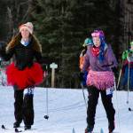 Costumed skiers participate in the 20th annual Ski for Women on Sunday<ins>, Feb. 8, 2026</ins>, at Tsalteshi Trails<ins> in Soldotna, Alaska</ins>. Photo courtesy Erin Thompson