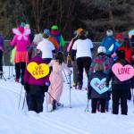 Costumed skiers participate in the 20th annual Ski for Women on Sunday, Feb. 8<ins>, 2026,</ins> at Tsalteshi Trails in Soldotna<ins>, Alaska</ins>. Photo courtesy Erin Thompson