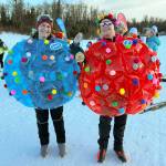 Best costume (from left):Cassie Collins (left) and Morgan Aldridge (right), dressed as Nerds clusters, win Best Costume at the 20th annual Ski for Women on Sunday, Feb. 8<ins>, 2026,</ins> at the Tsalteshi Trails in Soldotna<ins>, Alaska</ins>. Photo courtesy Erin Thompson